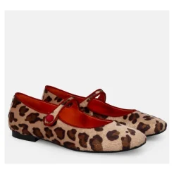 Spotted Flat Mary Jane Shoes