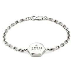 925 sterling silver bracelet with Gucci trademark charm