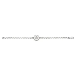 925 sterling silver bracelet with Gucci trademark charm