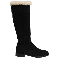 Suede Knee-High Boots