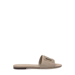 Suede Slide Sandal