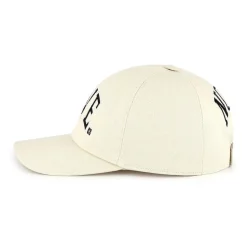 White Embroidered Logo Cotton Hat