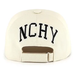 White Embroidered Logo Cotton Hat
