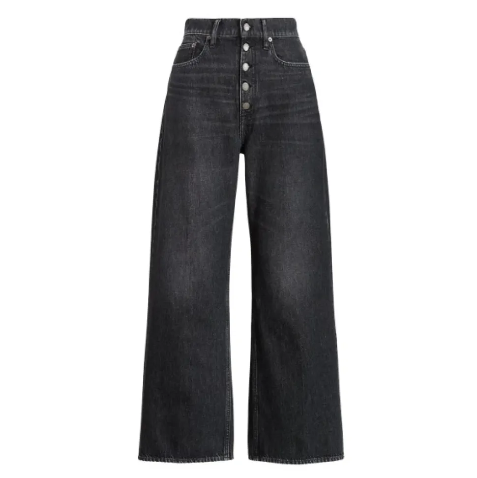 Wide Leg High Waist Jeans